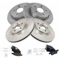 For Ford Front & Rear Posi Ceramic Disc Brake Pad & Rotor Kit w/Chemicals Fits select: 2014-2016 FORD ESCAPE TITANIUM, 2013 FORD ESCAPE SEL