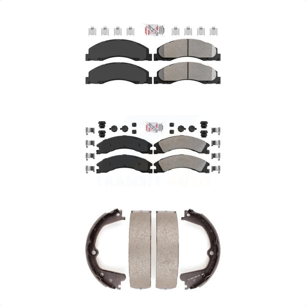 Transit Auto Front Semi-Metallic Disc Brake Pads Kit For Ford E-450 Super Duty KNN-100331