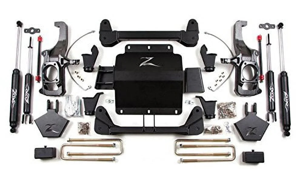 Zone Offroad 5 Suspension System - Factory Springs w/o Rear Top Mounted Overloads