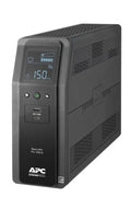 APC UPS, 1500VA Sine Wave UPS Battery Backup & Surge Protector with AVR, 2 USB Charging Ports, LCD Uninterruptible Power Supply, Back-UPS Pro Series (BR1500MS)