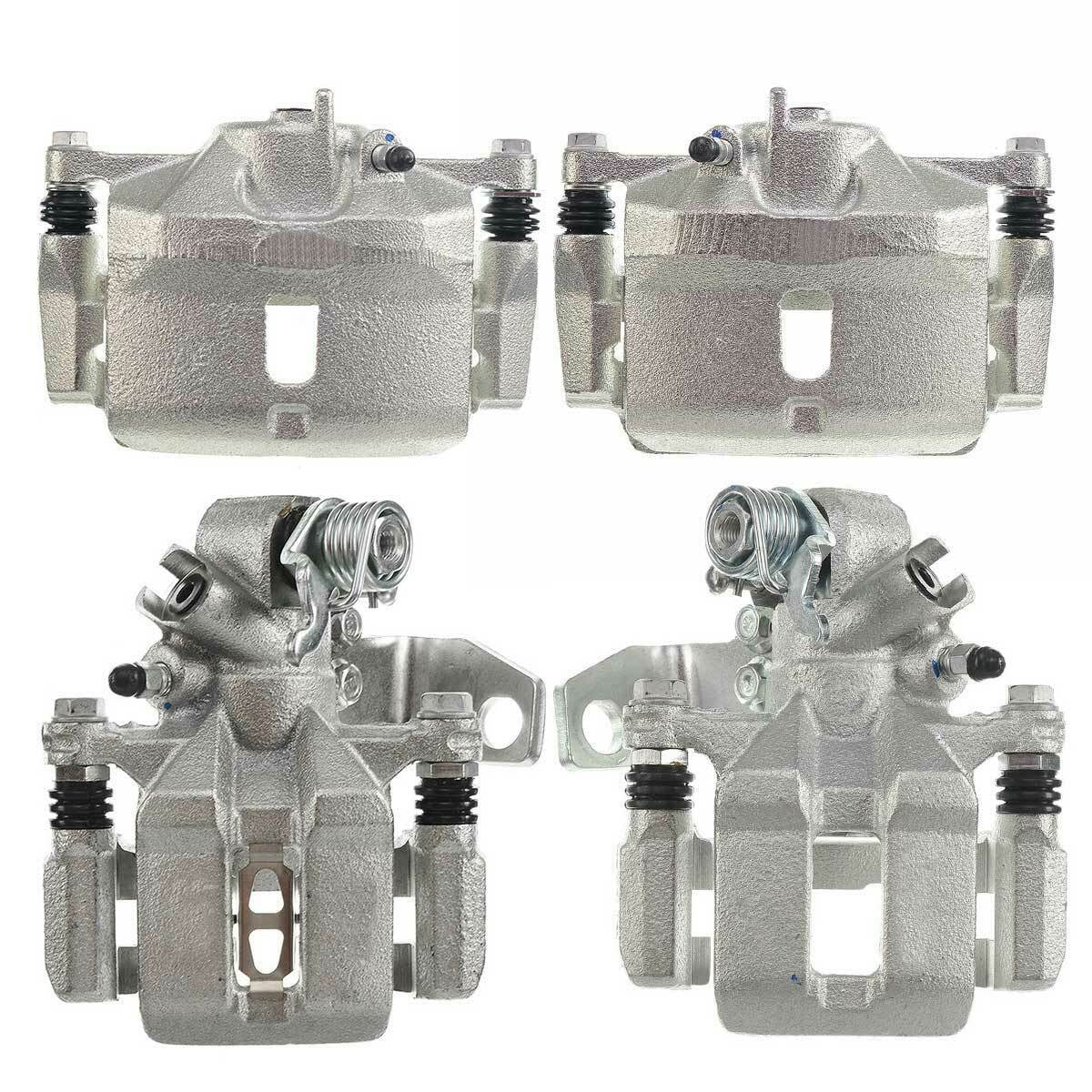 Teledu Front & Rear Brake Calipers w/ Bracket For 06-11 Civic Coupe 06-11 Civic Sedan