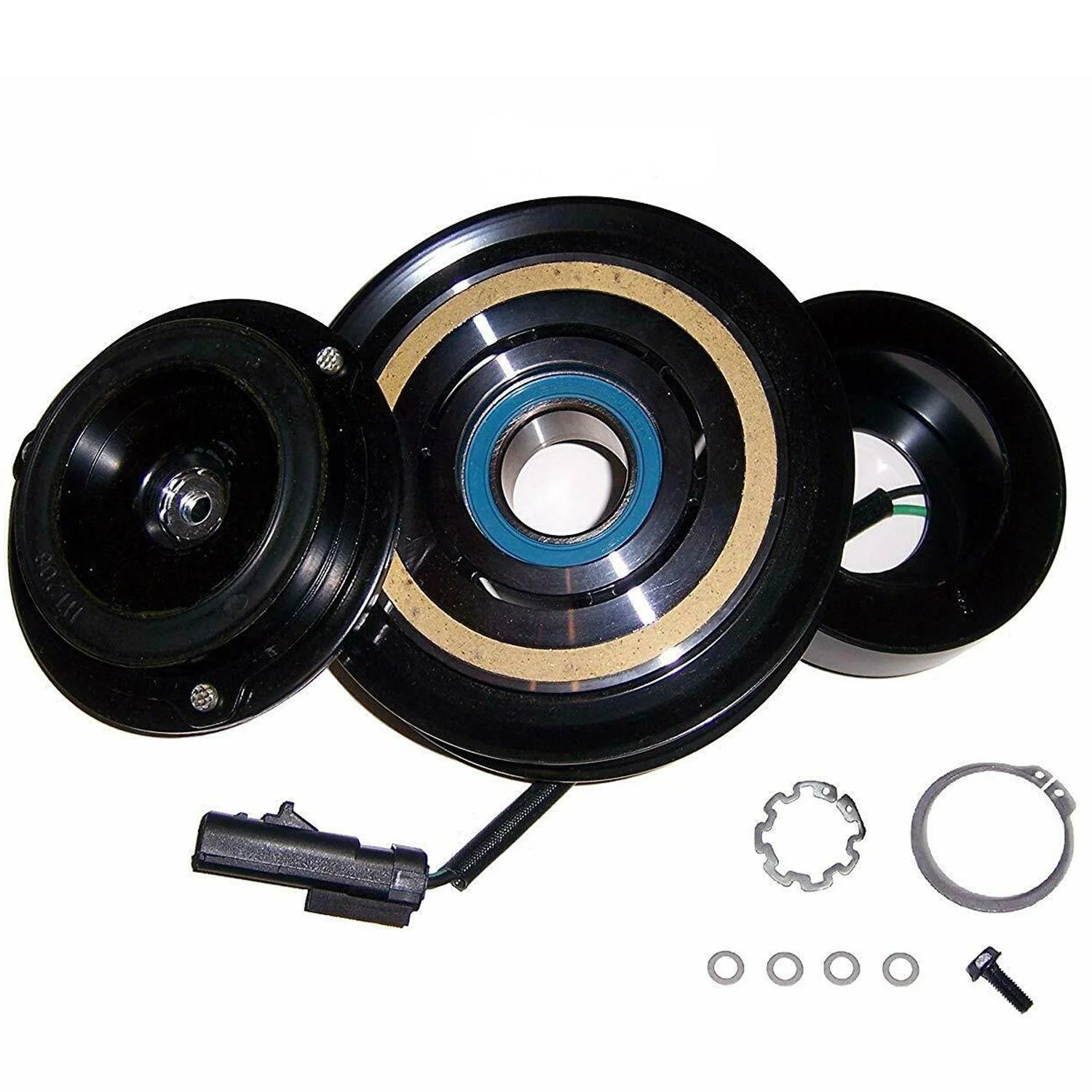 (3.7L or 4.7L) A/C Compressor Clutch Assembly Kit Fit Dodge Ram 1500, Dodge Dakota 2004 2005 2006 2007 AC Clutch Kit Compressor Assembly