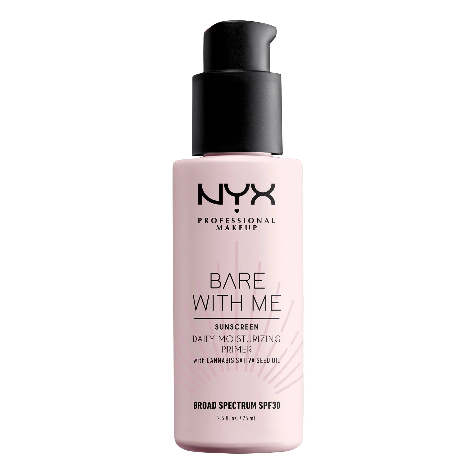 NYX Professional Makeup Bare With Me Cannabis Sativa Seed Oil SPF 30 Daily Moisturizing Primer