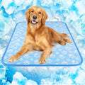 Rywell Upgrade Self-Cooling Mat for Dogs Extra Large, 44 x 32 - Endothermic Color Changing Arc-Chill Cooling Fiber - Washable Non-Toxic Summer Pet Outdoor Bed, Non-Slip&Foldable