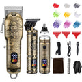 Lemulegu Professional Cordless Hair Clippers for Men - T-Blade Trimmer and Nose Hair Trimmer Set