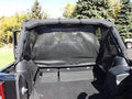 Dirtydog 2007-2018 Fits Jeep Wrangler JKU 4 Door Screen Pet Divider Behind Rear Seat J4PS07R2BK