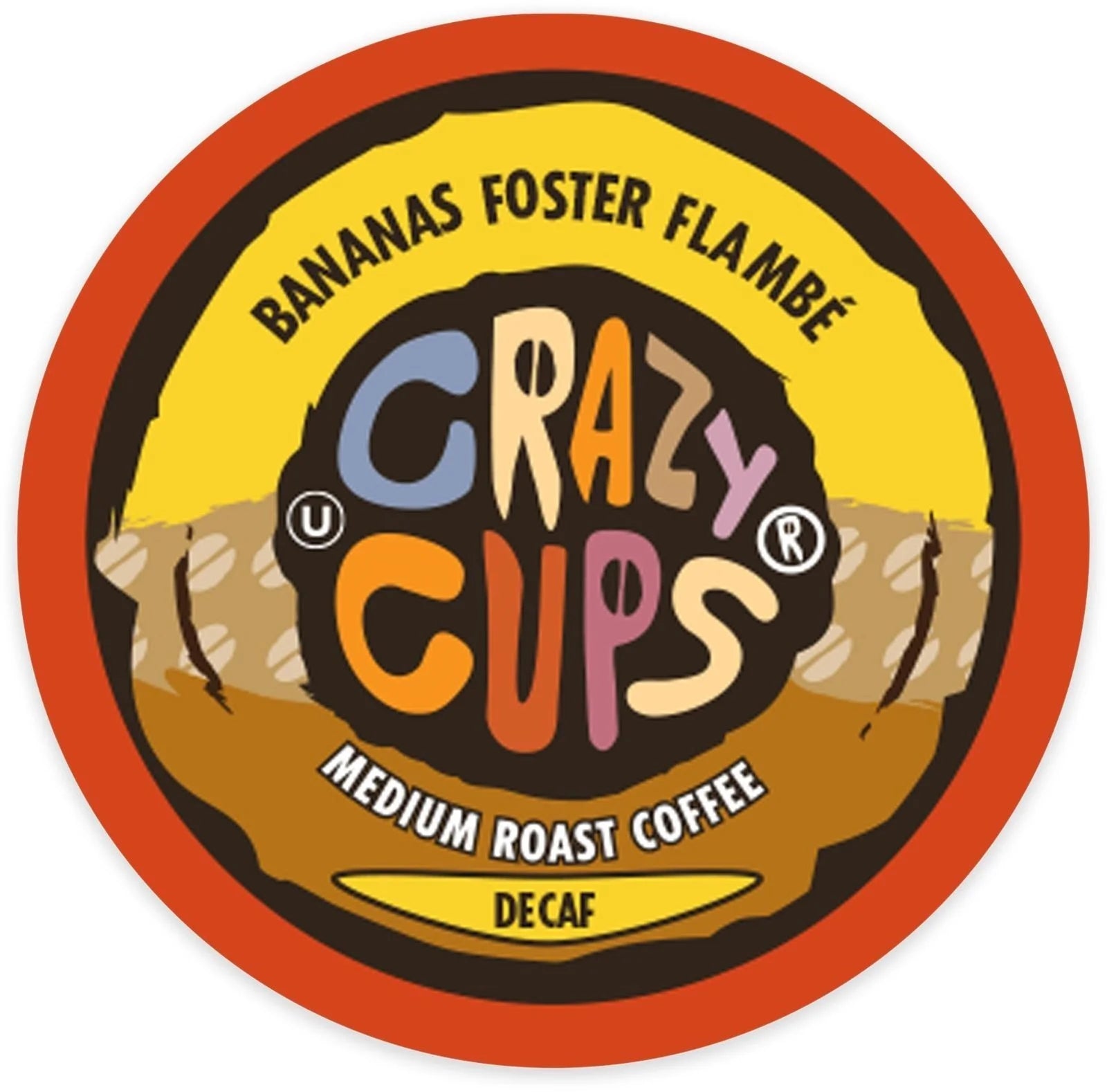 DECAF Bananas Foster Flambe Coffee 110 count  K cups