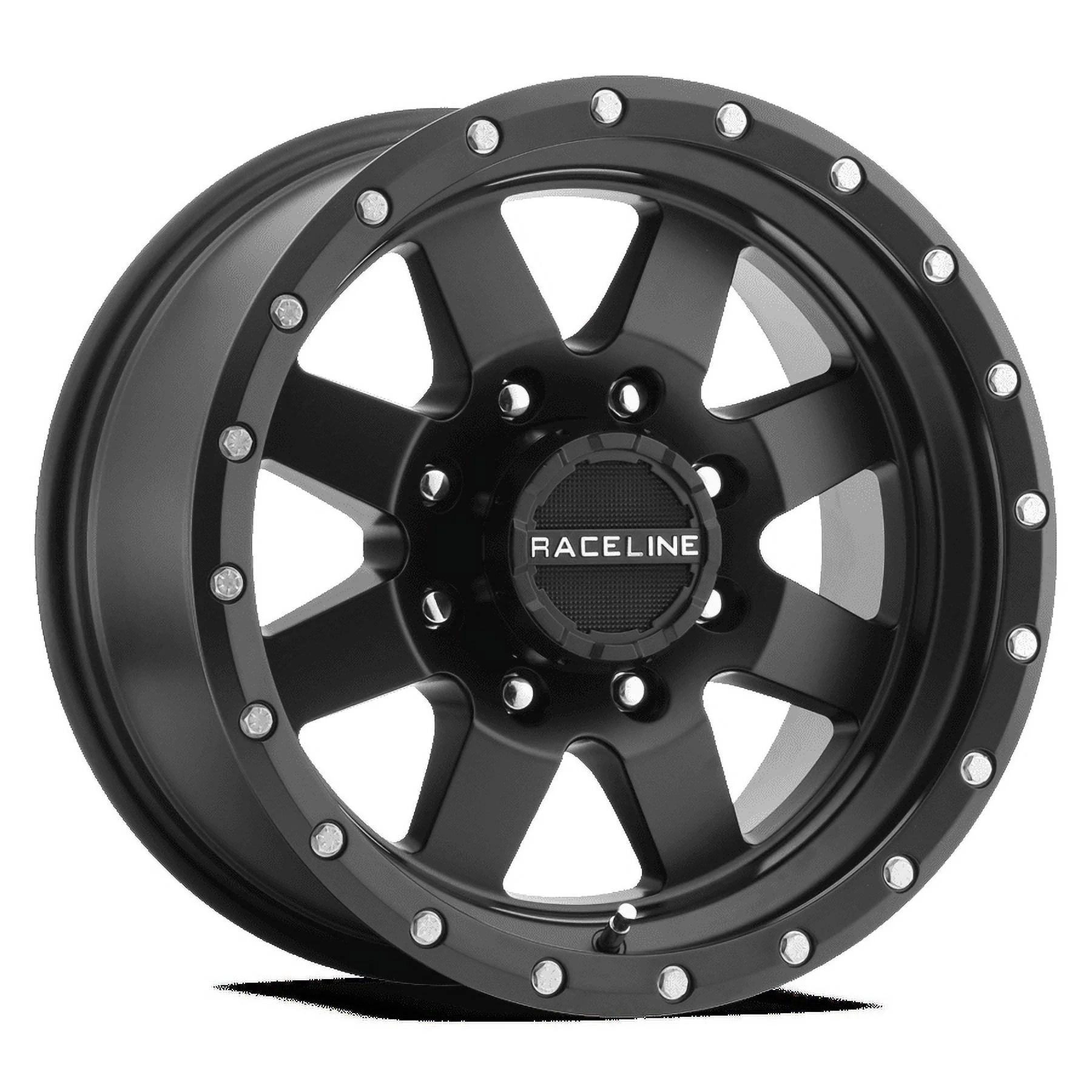 Raceline 935B-DEFENDER 17 Cast Aluminum Wheel, DEFENDER BLACK 17X9 8X170 0mm Fits select: 1999-2022 FORD F250 SUPER DUTY, 2009-2022 FORD F350 SUPER DUTY