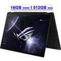 Asus ROG Flow X13 Premium Gaming 2-in-1 Laptop 13.4 FHD+ IPS 120Hz Glossy Touch 100% sRGB AMD 8-core Zen 4 Ryzen 9 7940HS Processor 16GB DDR5 512GB SSD Backlit FHD IR Camera Win11 Black
