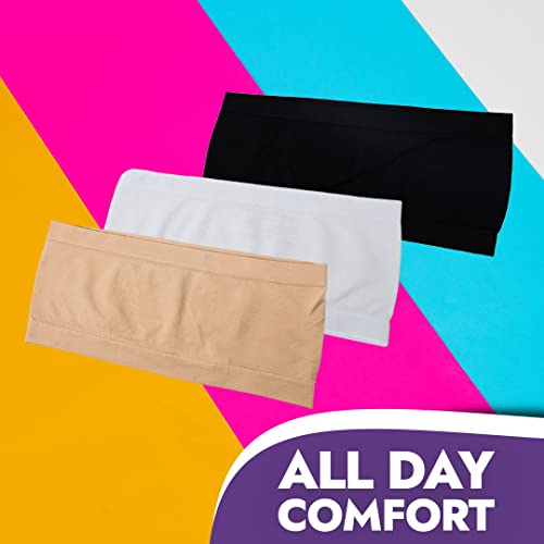 Bandeau Bra - 3 Pack