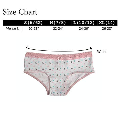 Girls Hipster Panty - 6 Pack