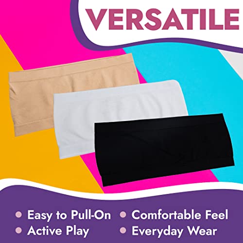 Bandeau Bra - 3 Pack