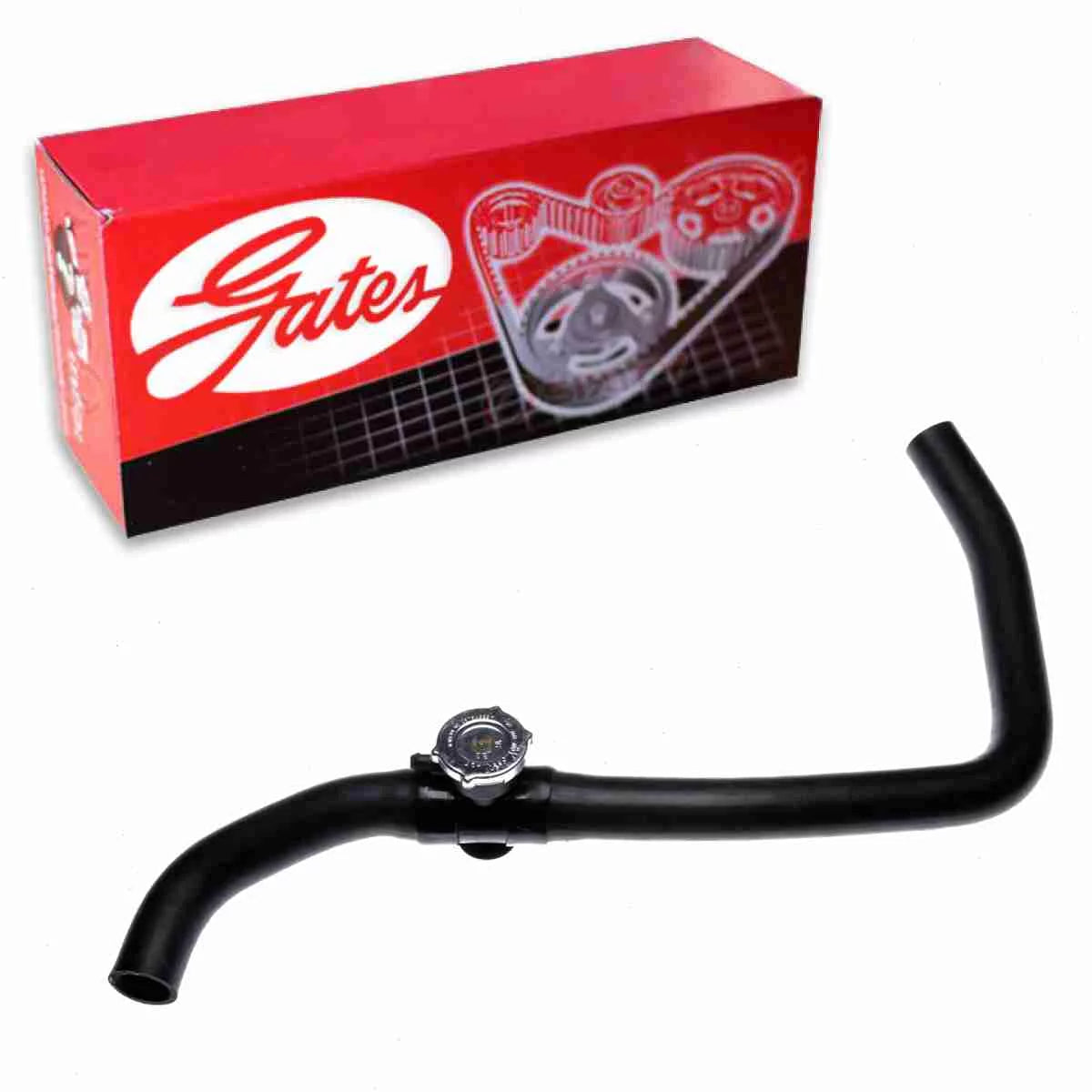 Gates Upper Radiator Coolant Hose compatible with Dodge Caliber 1.8L 2.0L 2.4L L4 2007-2012