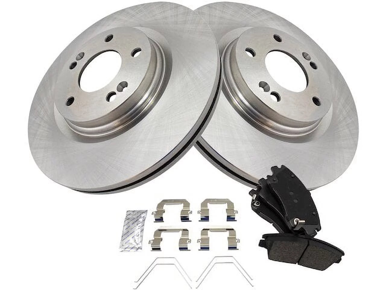 Front Brake Pad and Rotor Kit - Compatible with 2017 - 2018 Hyundai Elantra Sport
