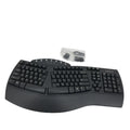 Perixx PERIBOARD-612 Wireless Dual Mode Ergonomic Black Keyboard #U0114 Used
