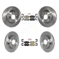 Transit Auto - Front Rear Ceramic Pads And Disc Brake Rotors Kit For 2022 Hyundai Kona AWD With Electric Parking K8A-106498
