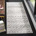 SAFAVIEH Adirondack Lecia Geometric Runner Rug, Light Grey/Grey, 2'6 x 6'