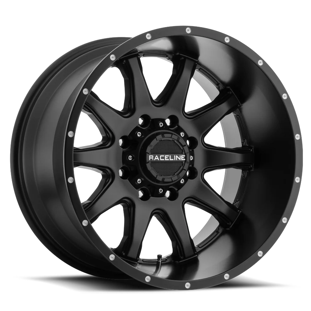 Raceline 930B-SHIFT 16 Cast Aluminum Wheel, SHIFT BLACK 16X8 6X5.5 0mm Fits select: 2013 TOYOTA TACOMA DOUBLE CAB, 1999-2000 CHEVROLET SILVERADO C1500