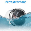 Ametoys Marine Fuel Level Gauge Waterproof Boat Fuel Gauge 240~33ohm Signal 52mm with LED Backlight for Universal AUTO Car Boat Truck Vehicle RV
