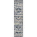 My Texas House Delilah 1'11 X 7'6 Blue Geometric Runner Rug