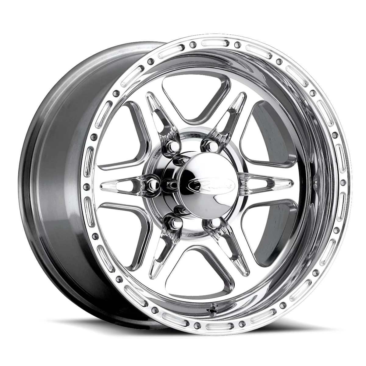 Raceline 886-RENEGADE 16 Cast Aluminum Wheel, RENEGADE 6 POLISHED 16X8 6X5.5 0mm