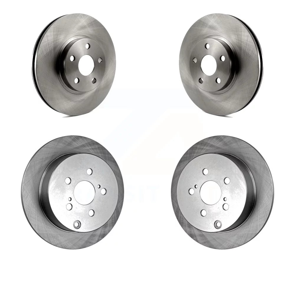 Front Rear Disc Brake Rotors Kit For Toyota Corolla Matrix Scion tC Pontiac Vibe Celica K8-101298