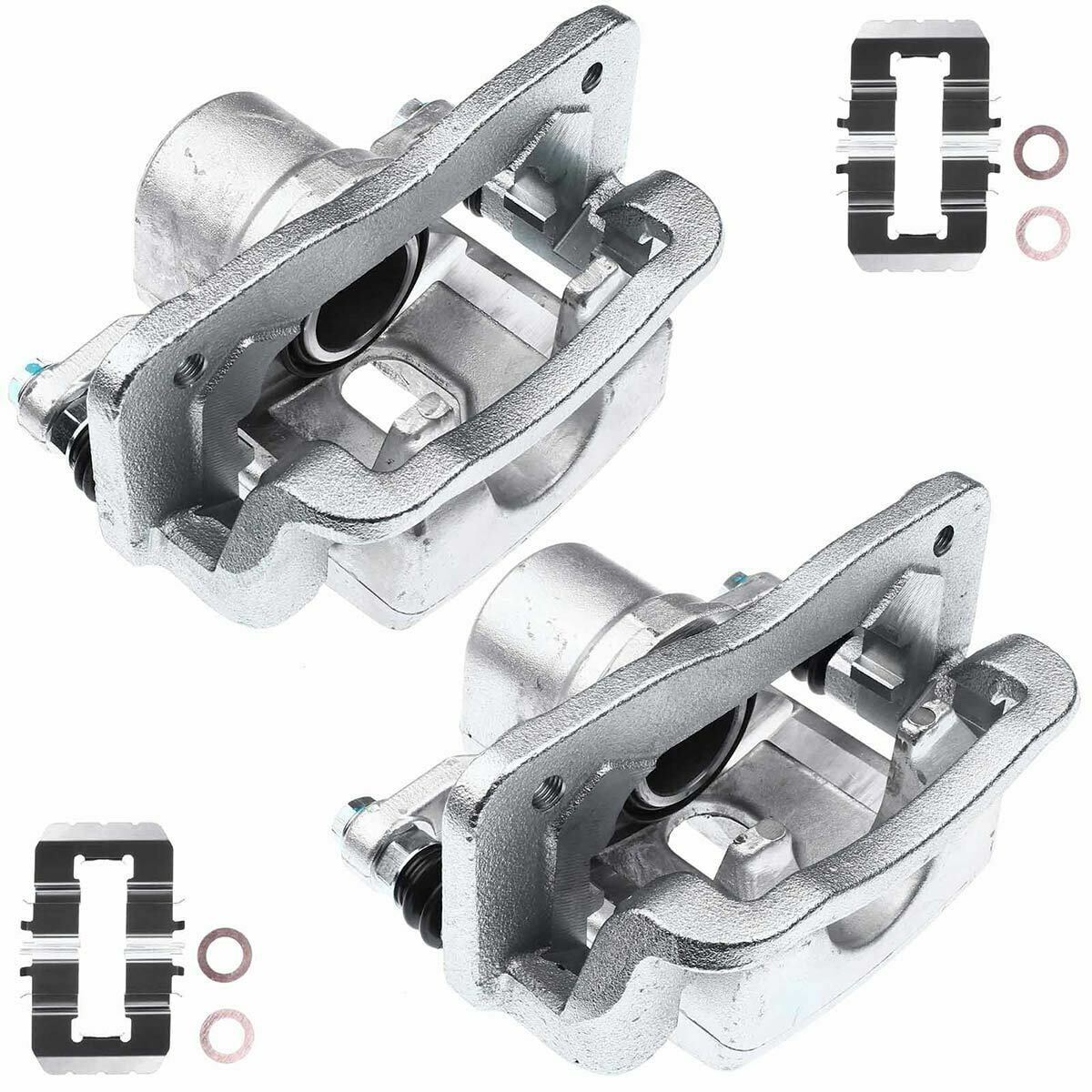 Teledu 2x Brake Caliper with Bracket for Kia Sorento Hyundai Santa Fe Rear Left & Right