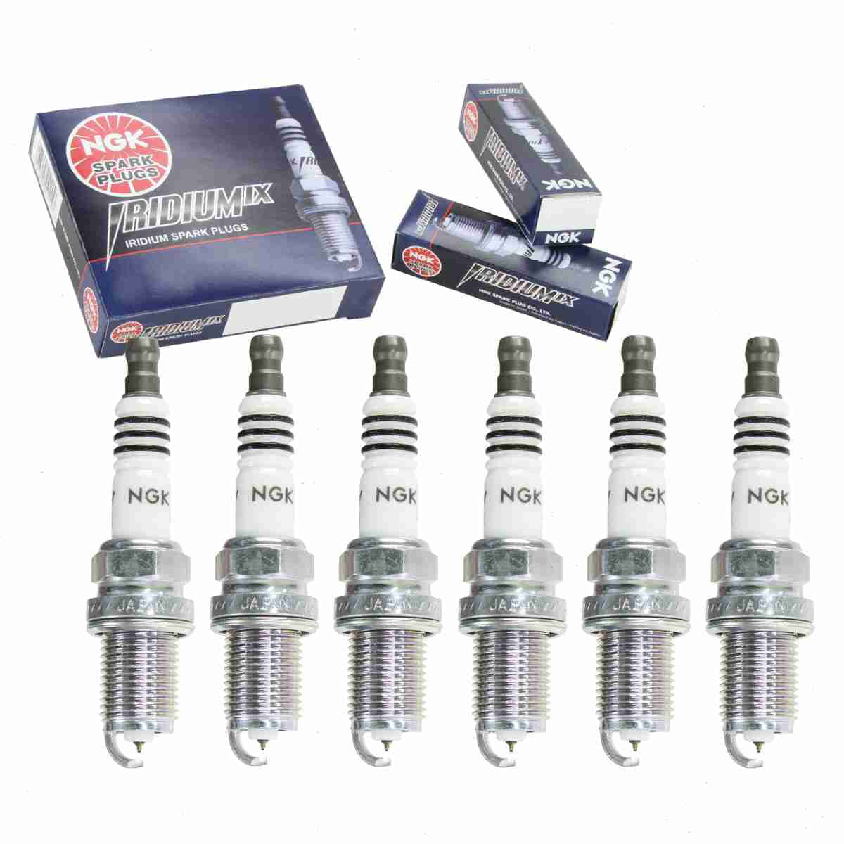 6 pc NGK Iridium IX Spark Plugs compatible with Audi A5 Quattro 3.2L V6 2008-2010