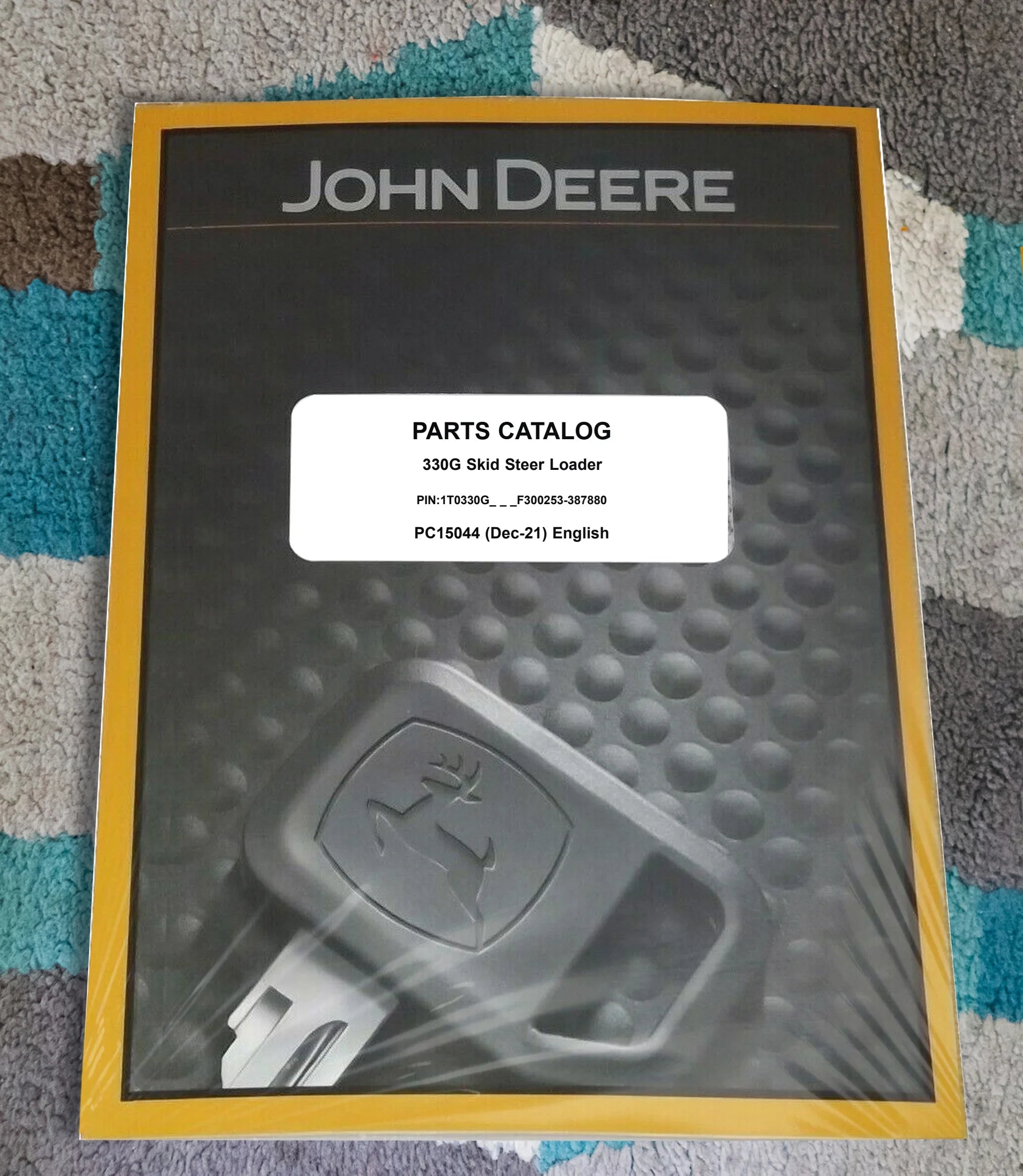 John Deere 330G Skid Steer   Parts Catalog - Part Number # PC15044