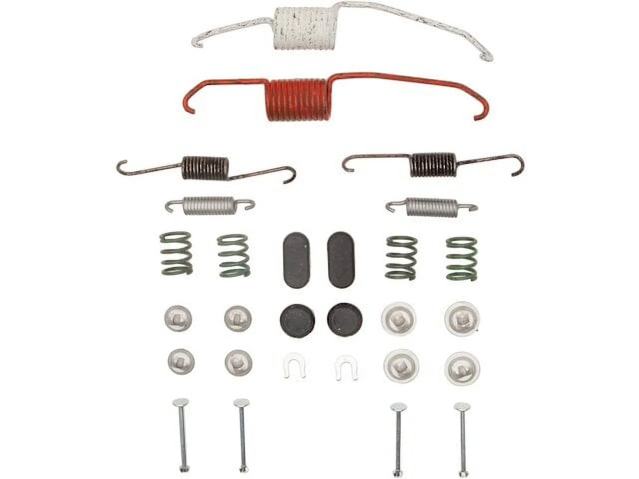 Rear Drum Brake Hardware Kit - Compatible with 2009 - 2019 Toyota Corolla 2010 2011 2012 2013 2014 2015 2016 2017 2018