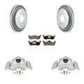 Transit Auto Rear Disc Brake Caliper Coated Rotors And Ceramic Pads Kit For 2007-2017 Ford Expedition Lincoln Navigator KCG-100340T