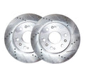 Front Brake Rotor Set - Compatible with 2004 Toyota Tacoma