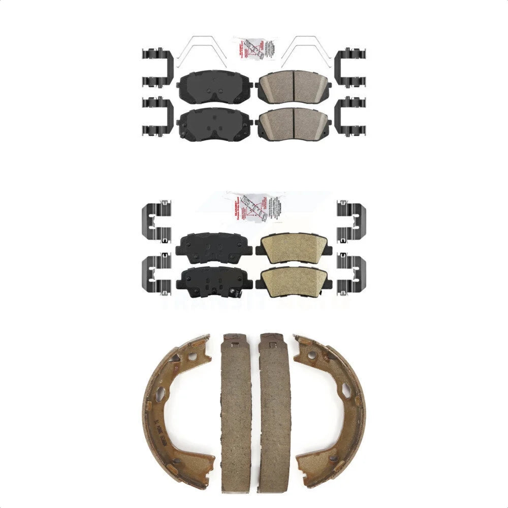 Transit Auto Front Ceramic Disc Brake Pads Kit For 2016 Kia Optima SX SXL Limited With Electric Parking KNN-100464