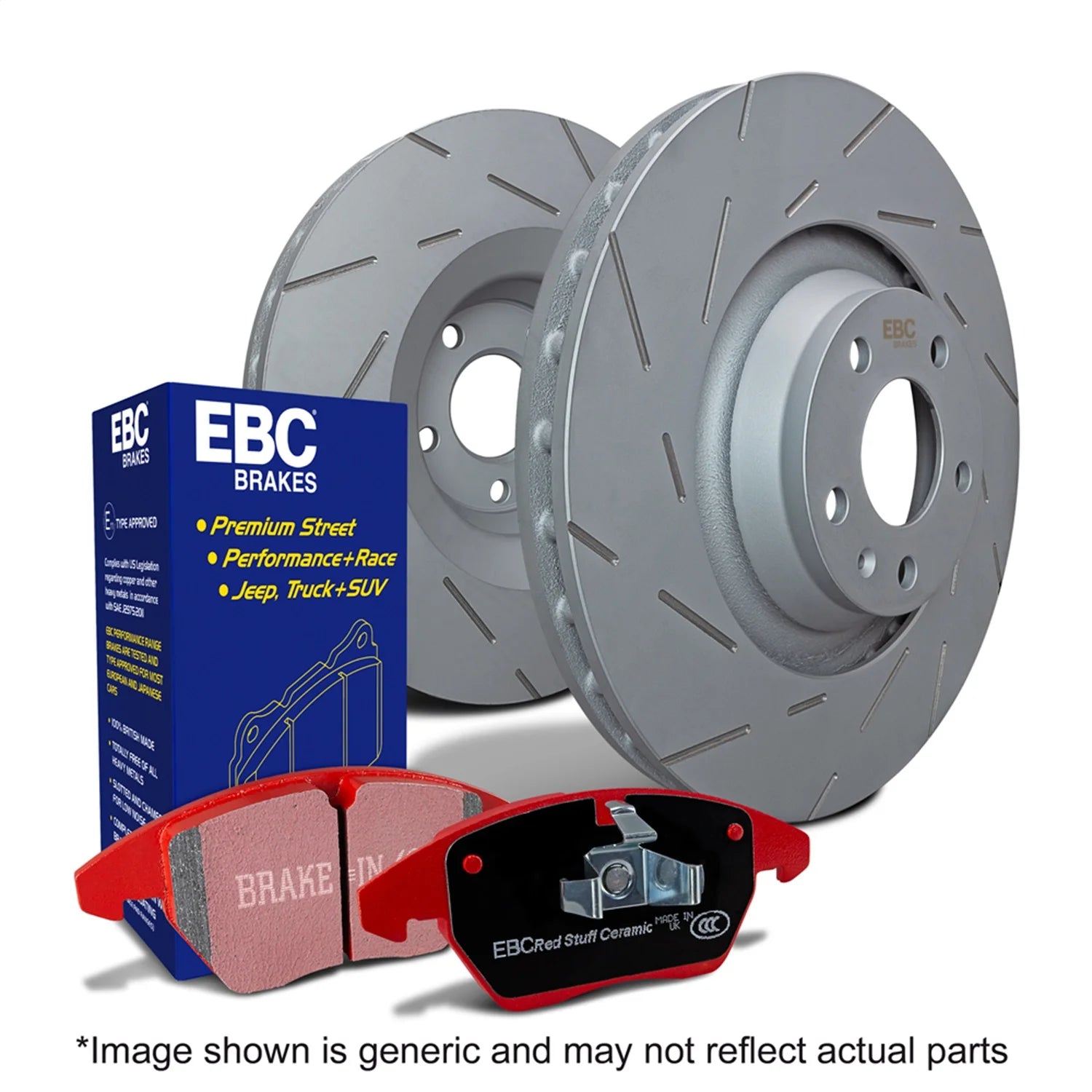 EBC Brakes Pad and Rotor Kit (DP31671C and USR7218) Fits select: 2008-2013 INFINITI G37, 2011-2014 NISSAN MURANO