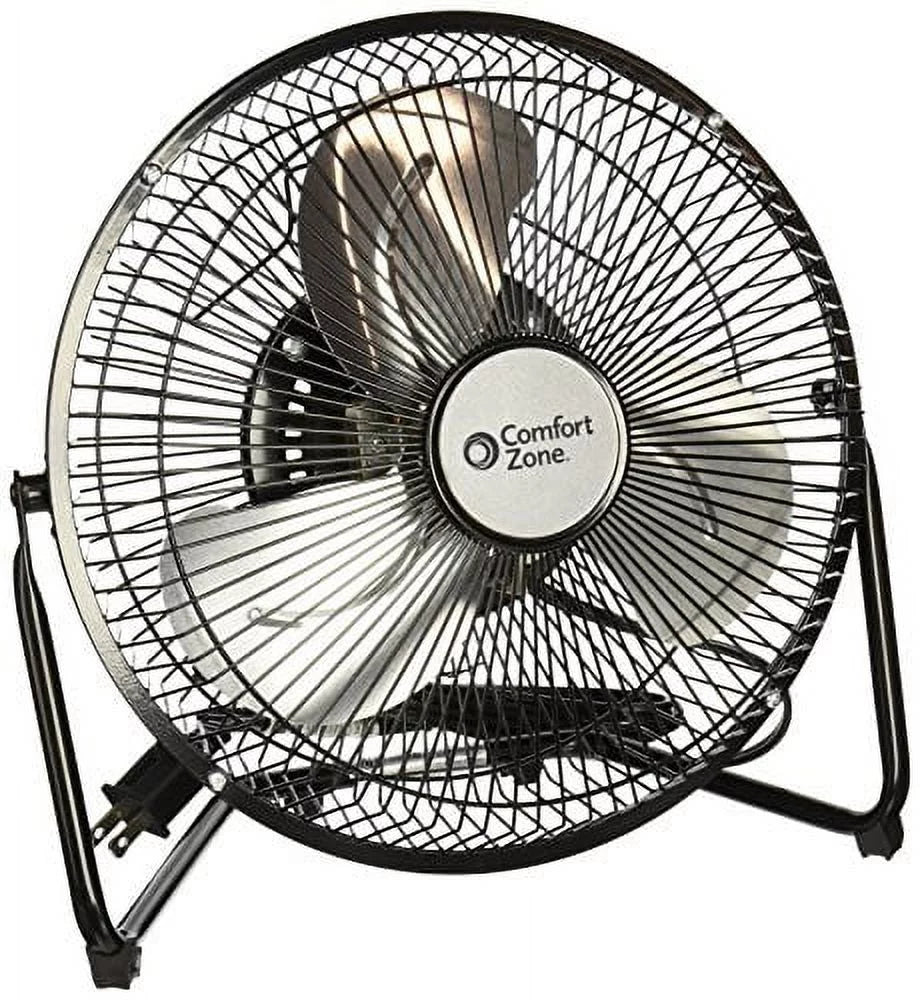 comfort zone portable floor, table, office fan | 9 inch, high velocity cradle fan