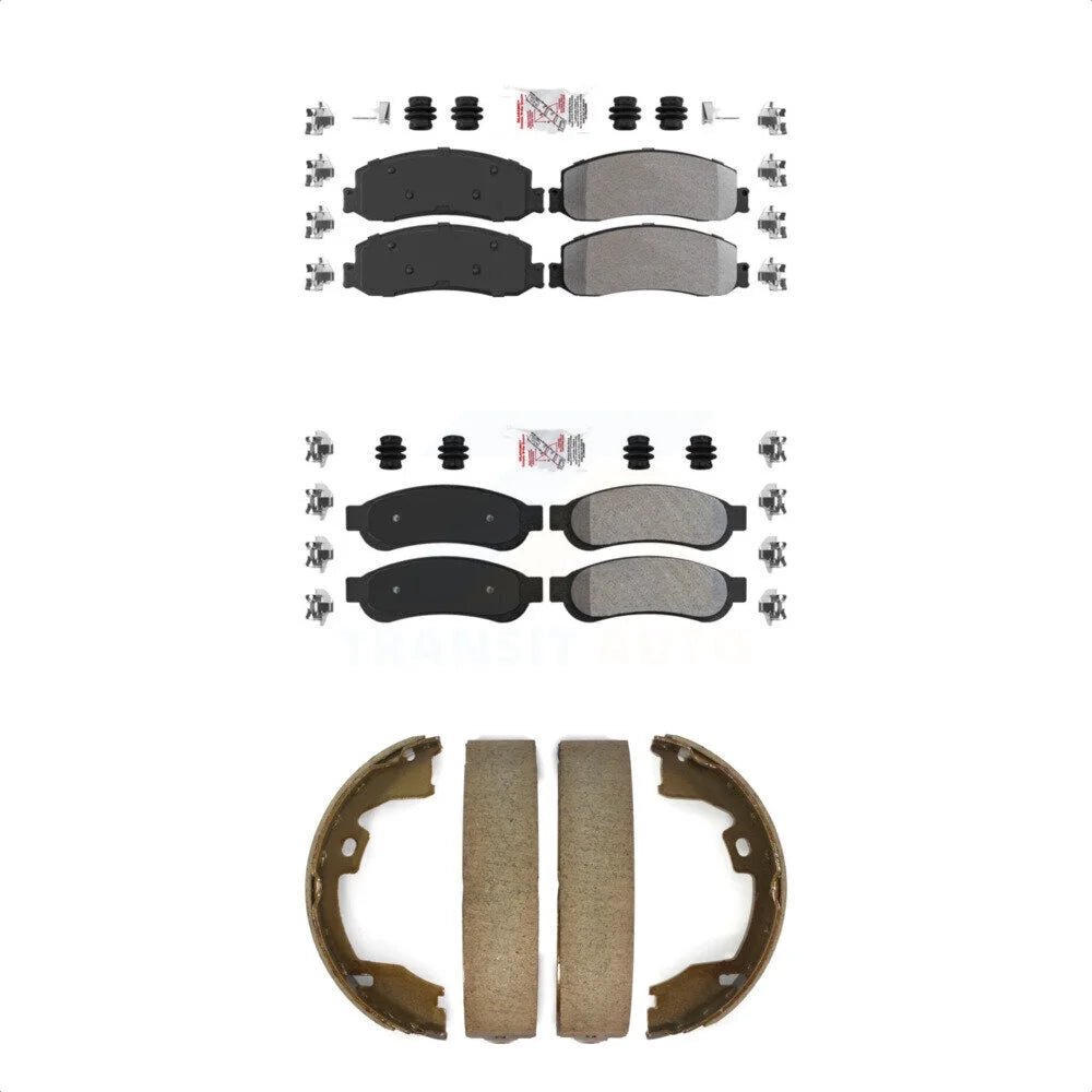 Transit Auto Front Semi-Metallic Disc Brake Pads Kit For Ford F-250 Super Duty F-350 KNN-101049