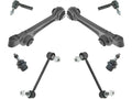 Control Arm Ball Joint Tie Rod End Kit 8 Piece Set - Compatible with 2011 - 2019 Dodge Challenger RWD (without Touring Suspension) 2012 2013 2014 2015 2016 2017 2018