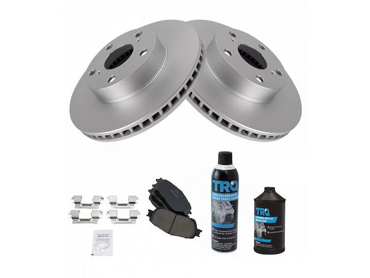 Front Brake Pad and Rotor Kit - Compatible with 2005 - 2015 Toyota Tacoma RWD 2006 2007 2008 2009 2010 2011 2012 2013 2014
