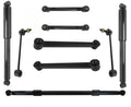 Rear Control Arms with Bushings Sway Links Rear Shocks For Jeep Commander 06-10
