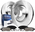 Detroit Axle - Front Brake Kit for 4WD 1994-1999 Dodge Ram 1500 Disc Brake Rotors Replacement 1994 1995 1996 1997 1998 1999 Ceramic Brakes Pads