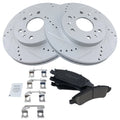 For 2007-2020 Cadillac Chevrolet GMC Brake Rotor & Ceramic Pad Front Kit w/s