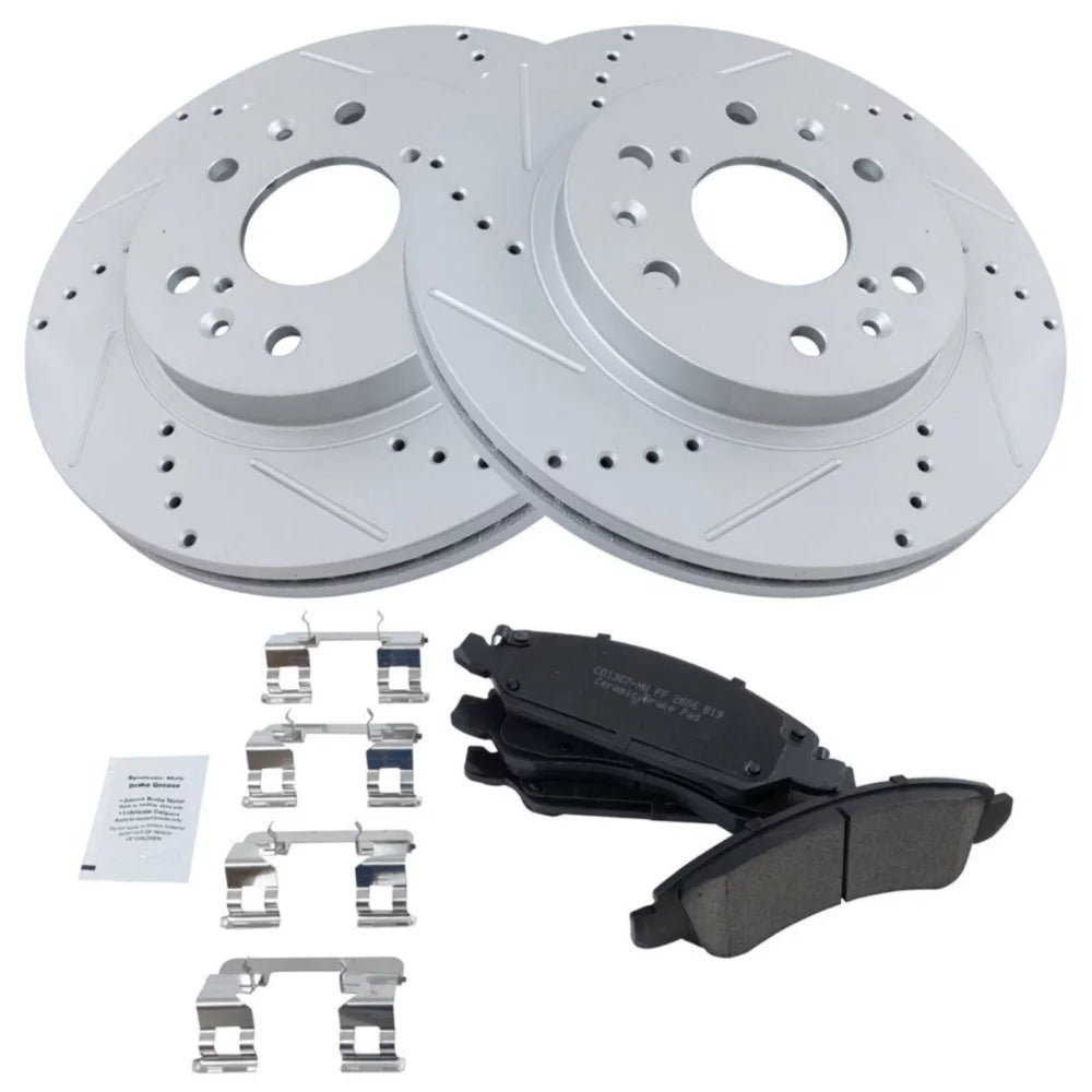For 2007-2020 Cadillac Chevrolet GMC Brake Rotor & Ceramic Pad Front Kit w/s
