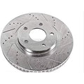 Powerstop PSBAR82154XR Drilled Slotted Rotor