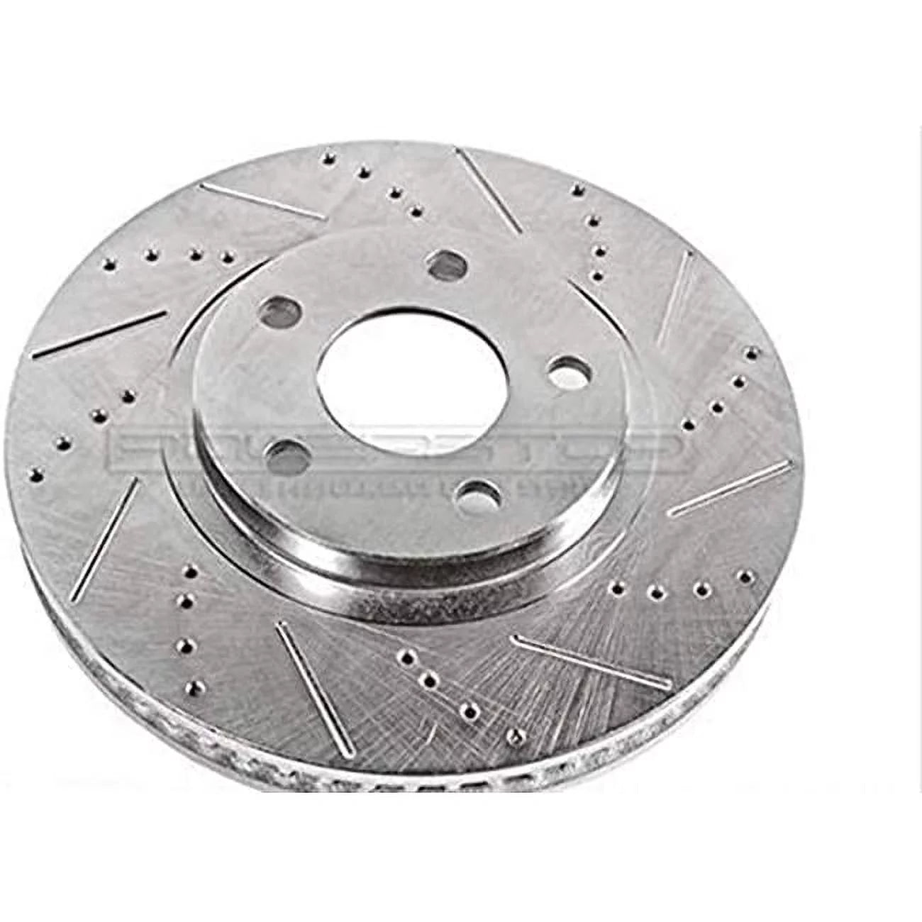 Powerstop PSBAR82154XR Drilled Slotted Rotor