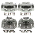 4Pcs Brake Caliper Front & Rear For Cadillac Chevrolet GMC