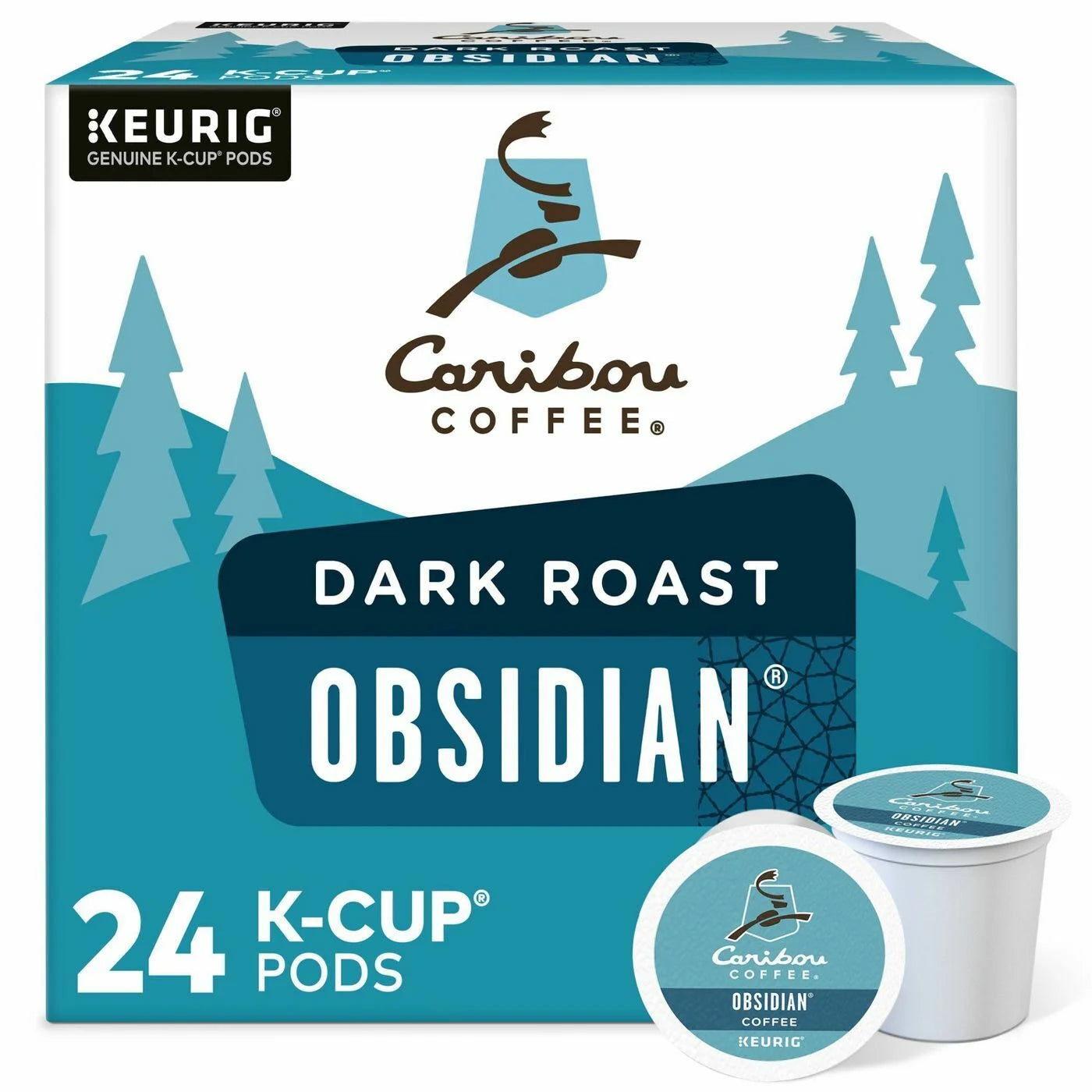 Obsidian Dark Roast Coffee 24 count  K cup
