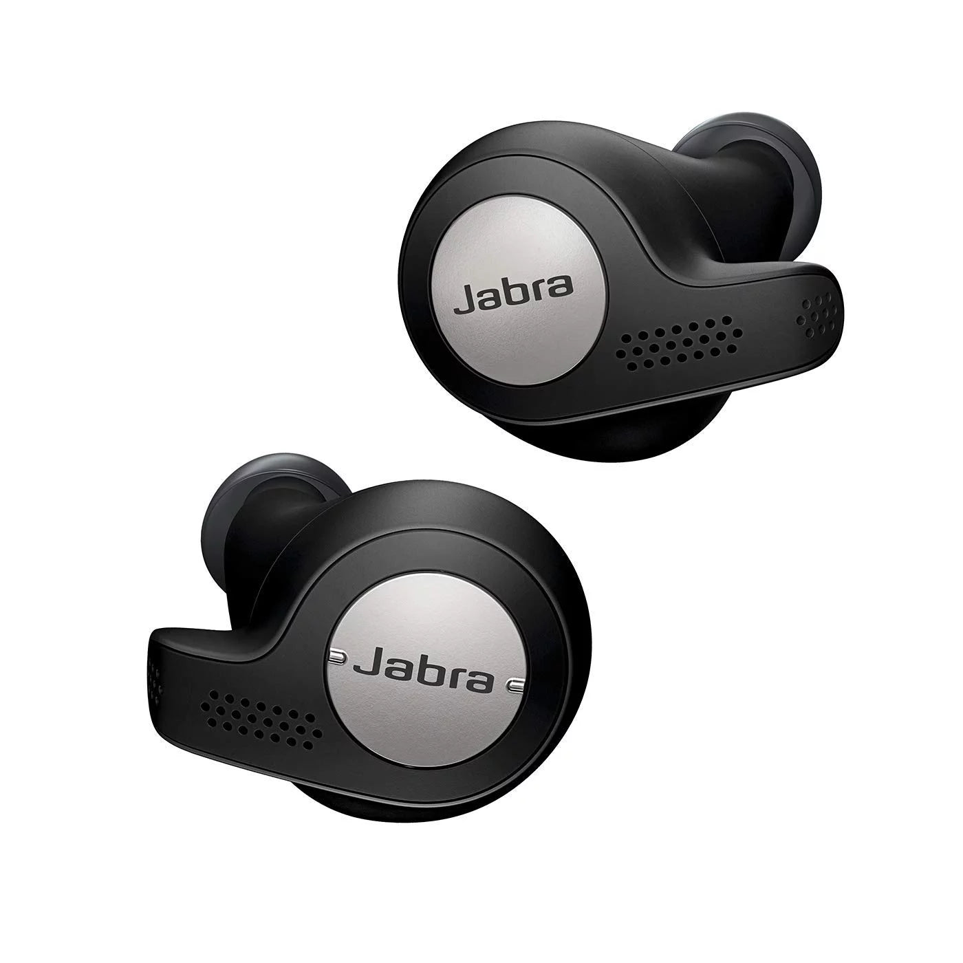 Restored Jabra Elite Active 65t Earbuds ¨C True Wireless Earbuds with Charging Case, Bluetooth Earbuds with a Secure Fit and Superior Sound, Long Battery Life and More (Titanium Black) (Refurbished)