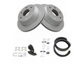 Rear Brake Pad Rotor and Parking Brake Kit - Compatible with 1999 - 2006 Chevy Silverado 1500 2000 2001 2002 2003 2004 2005