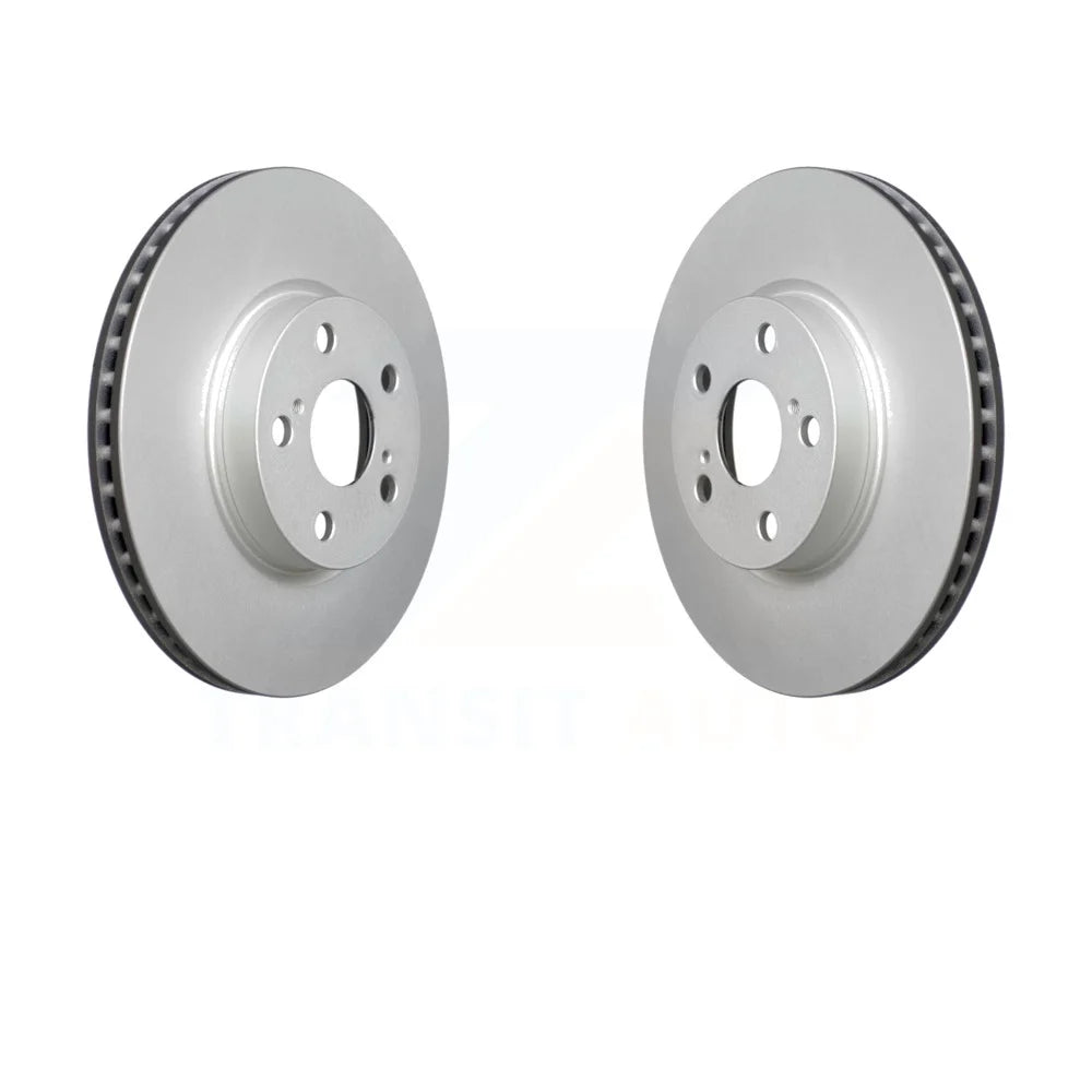 Front Coated Disc Brake Rotors Pair For Toyota Corolla Scion xD Matrix Pontiac Vibe KG-100287
