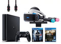 Uncharted 4, VR Game Disc Resident Evil 7:Biohazard, Sony PlayStation VR Bundle 5 Items:VR Headset, PlayStation Camera, PlayStation Move Motion Controllers, PlayStation 4 Slim 500GB Console